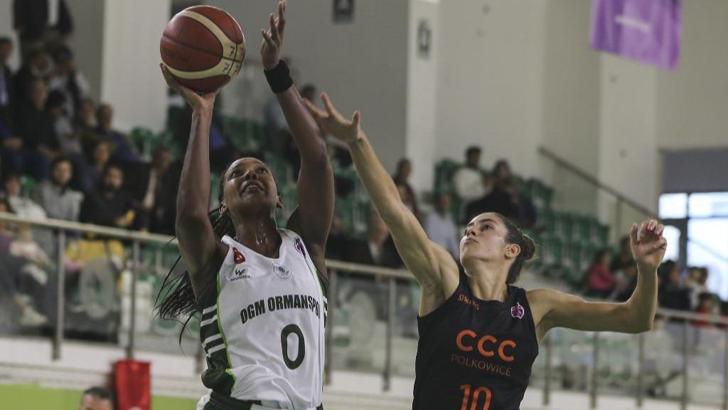 Kadınlar EuroCup'ta Ormanspor, Polkowice'yi uzatmada geçti: 89-85