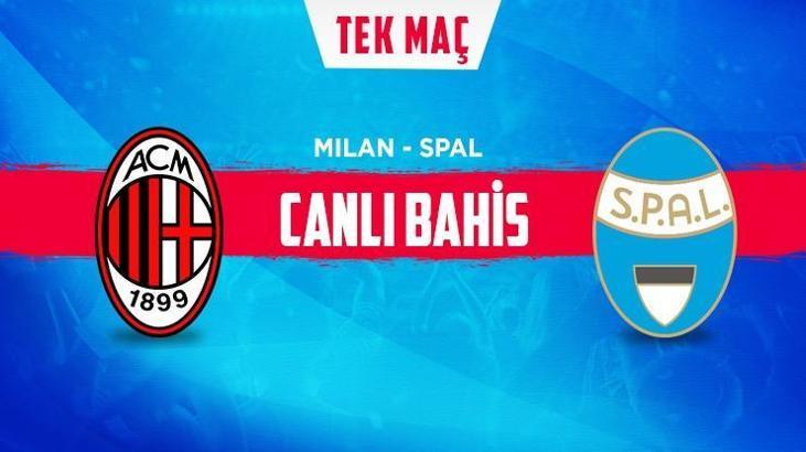 Milan-SPAL maçı canlı bahis heyecanı Misli.com'da