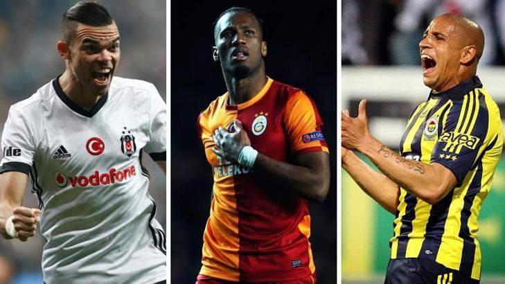 Beşiktaş, Galatasaray ve Fenerbahçe'nin eski yıldızlarına büyük onur!