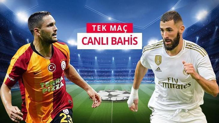 Galatasaray - Real Madrid maçı iddaa oranı! Heyecan Misli.com'da