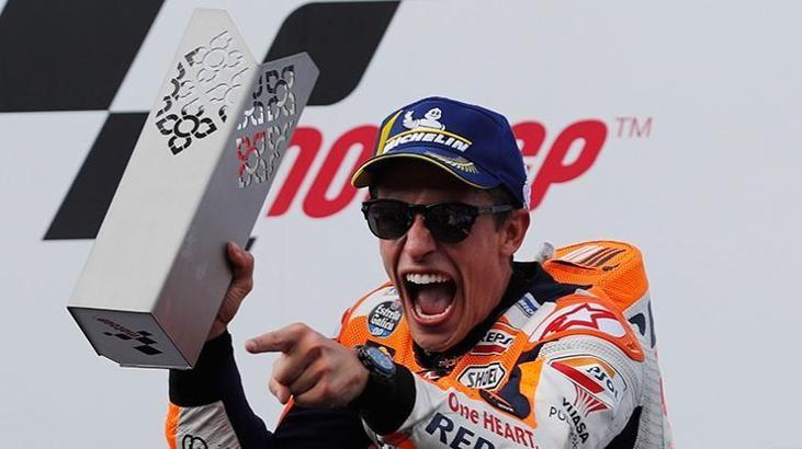 Tayland'da zafer Marquez'in