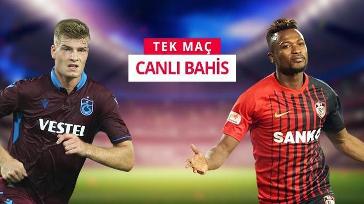 Trabzonspor-Gaziantep FK maçı canlı bahis heyecanı Misli.com'da
