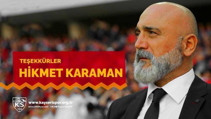 Kayserispor Hikmet Karaman'a veda etti