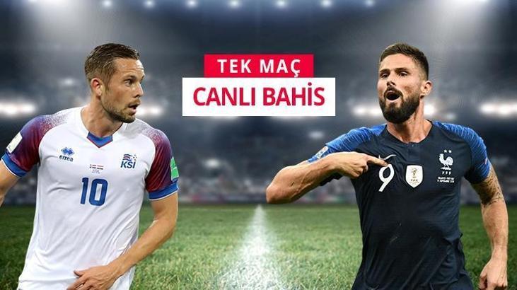 İzlanda-Fransa maçına Misli.com'da canlı oyna