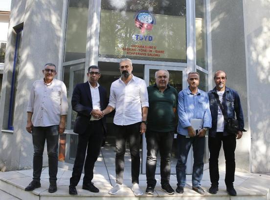 Osmanlıspor Teknik Direktörü Dalcı'dan TSYD'ye ziyaret