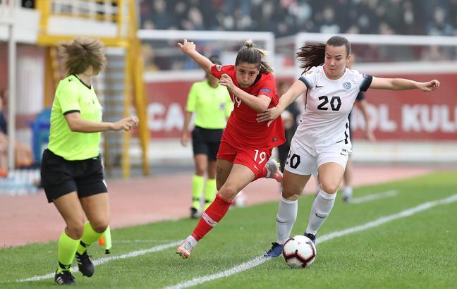 A Milli Kadın Futbol Takımımız, Estonya ile yenişemedi