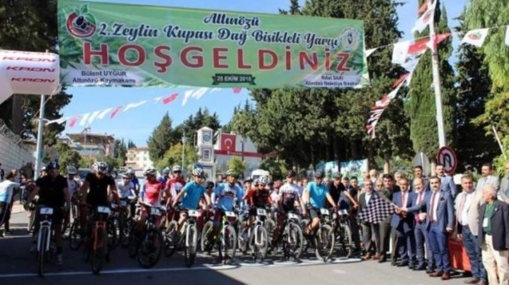 3. Altınözü Dağ Bisikleti Zeytin Kupası bisiklet yarışması