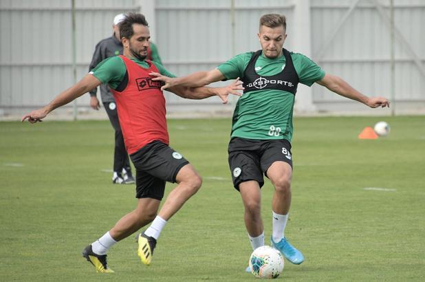 Konyaspor, Kayseri maçının hazırlıklarını tek eksikle sürdürdü