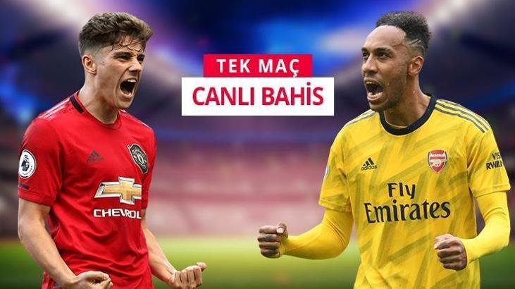 Manchester United-Arsenal maçına Misli.com'da canlı oyna