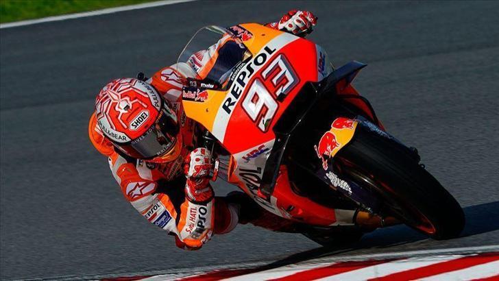 Aragon'da kazanan Marquez