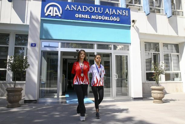 Sporcularımızdan AA'ya ziyaret
