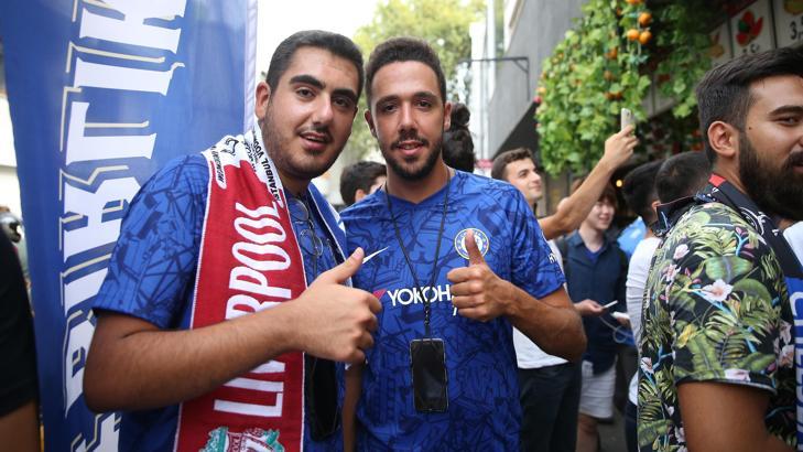 Chelsea taraftarları Beşiktaş'ta