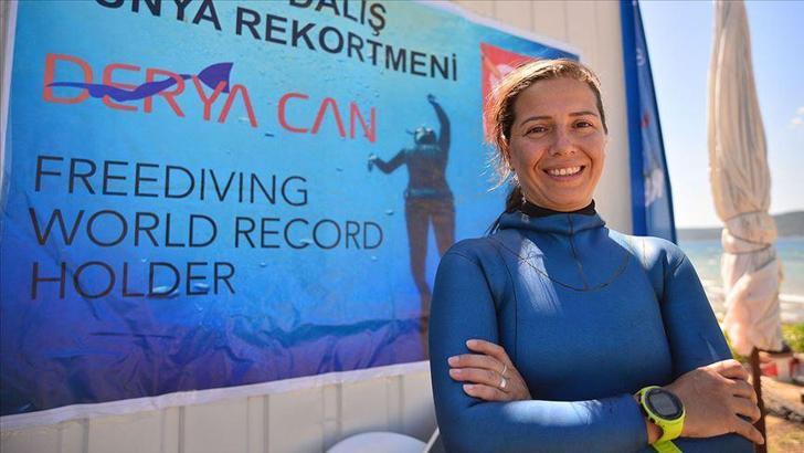Derya Can yeni dünya rekoru için yine Salda Gölü'nü seçti
