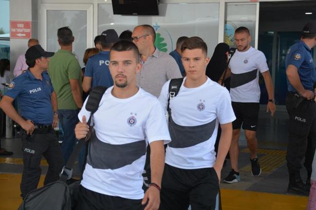 Partizan kafilesi Malatya'ya geldi