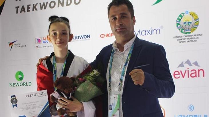 Zeynep Nur Sarıçiçek bronz madalya kazandı