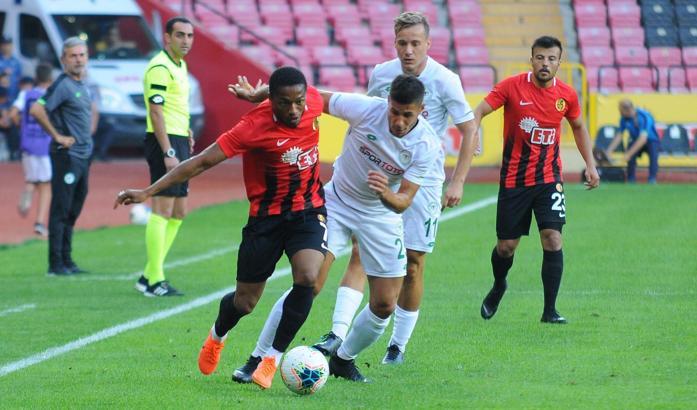 Eskişehirspor - Konyaspor maçında kazanan çıkmadı