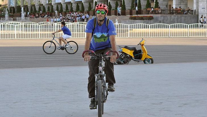 Bisikletle ana yurttan ata yurduna 5 bin 747 kilometre