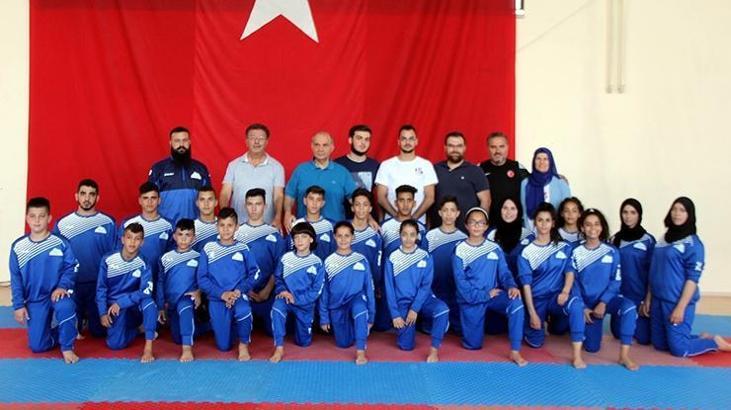 Filistin Taekwondo Milli Takımı Kayseri'de kamp yapıyor