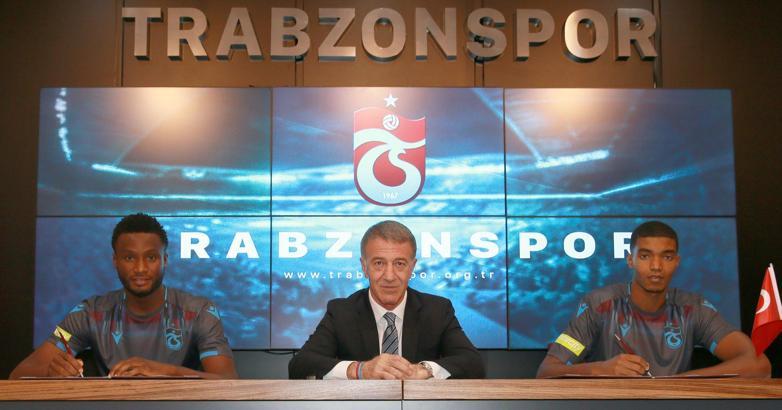 Trabzonspor Obi Mikel ve Fernandes Ivanildo'ya imza töreni düzenlendi