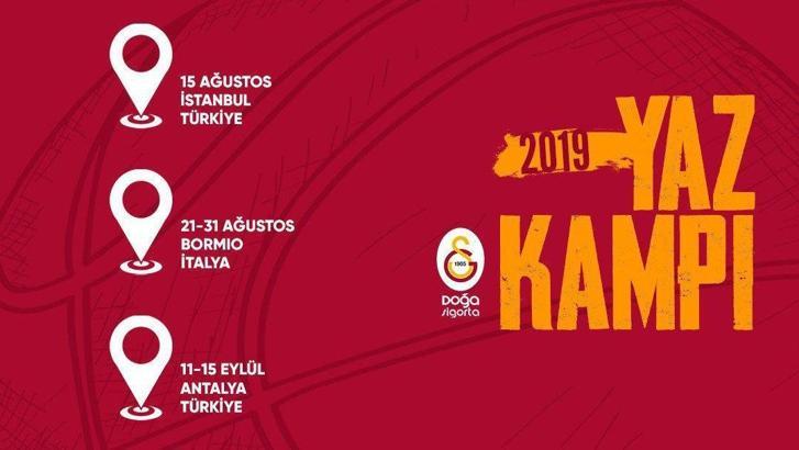 Galatasaray Doğa Sigorta'nın hazırlık dönemi programı açıklandı