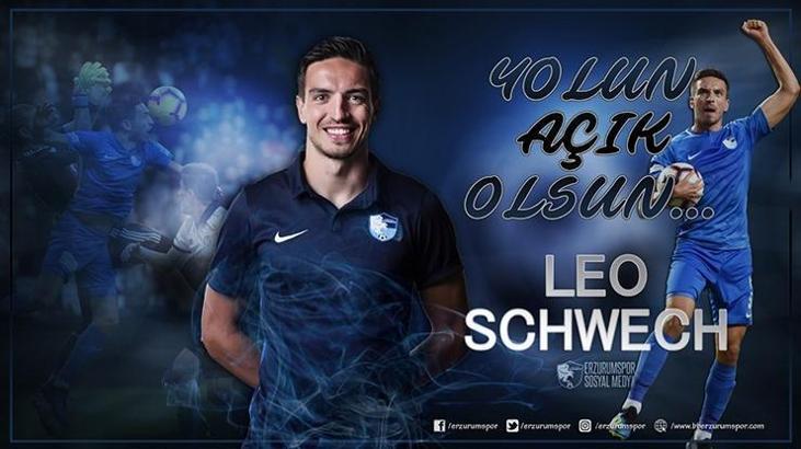 BB Erzurumspor Leo Schwechlen'e veda etti