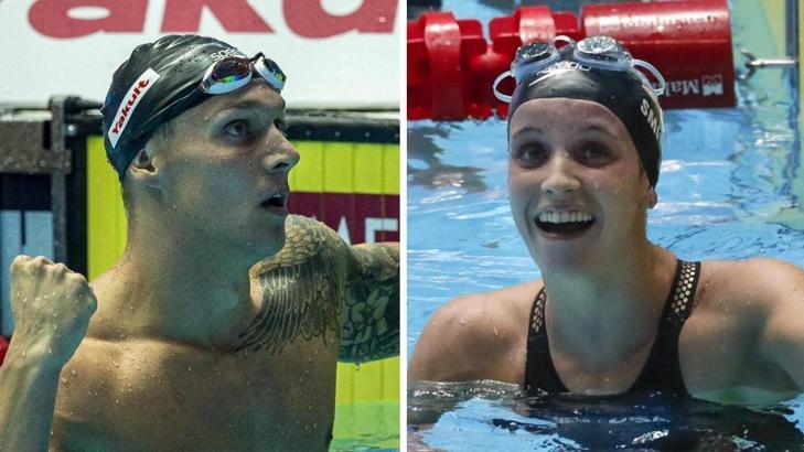 Caeleb Dressel ve Regan Smith'ten yüzmede iki dünya rekoru!
