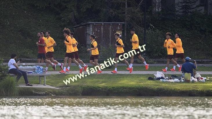 Galatasaray, göl kenarında koştu