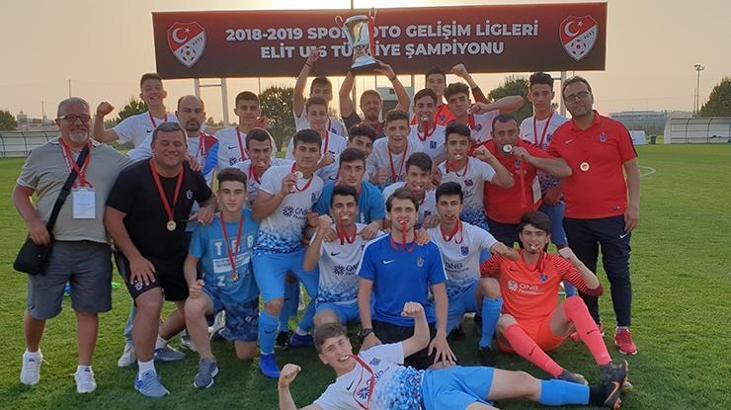 Spor Toto Gelişim Elit U16 Ligi'nde şampiyon Trabzonspor