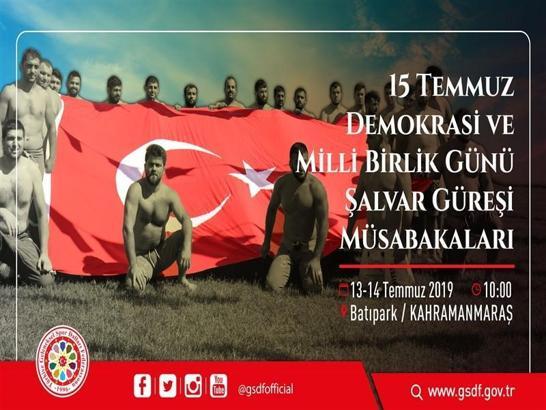 632 güreşçi, 15 Temmuz şehitleri anısına er meydanına çıktı