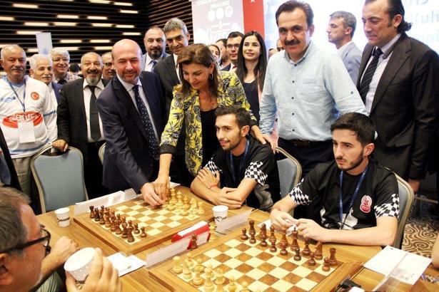 Türkiye Kulüpler Satranç Şampiyonası Finalleri Konya'da başladı