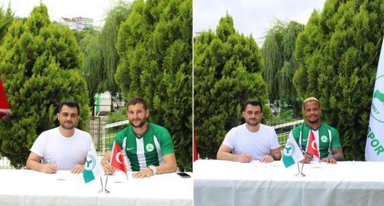Giresunspor'da çifte imza