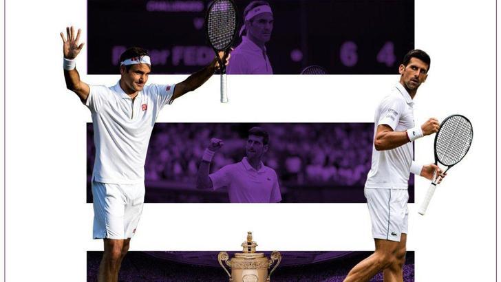 Wimbledon'da perde Federer-Djokovic finaliyle kapanıyor