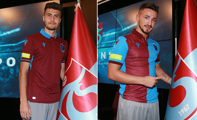 Trabzonspor'da Avdijaj ve Bilgin için imza töreni düzenlendi