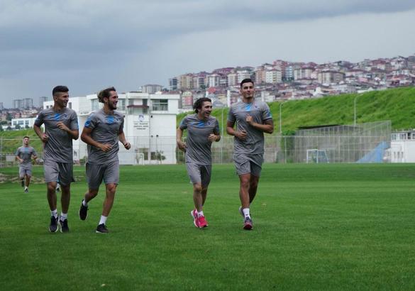 Trabzonspor'da 7 futbolcuya özel antrenman