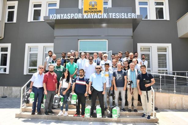 Konyaspor'un yenilenen tesisleri tanıtıldı