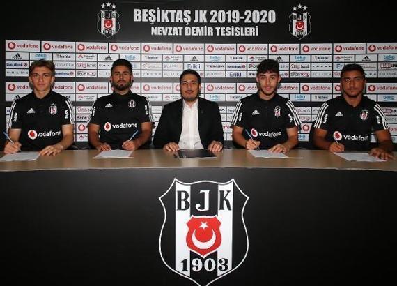 Beşiktaş'ta genç oyuncuların sözleşmeleri uzatıldı