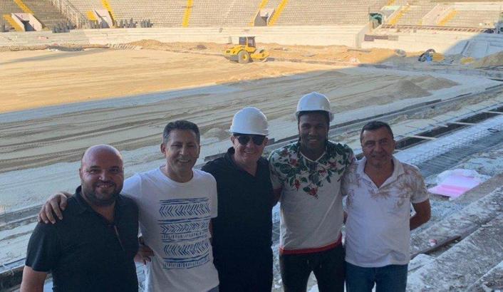 Rodallega, Atatürk Stadyumu'nu gezdi