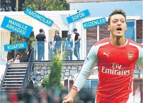 Özil ve ekibi tatilde...