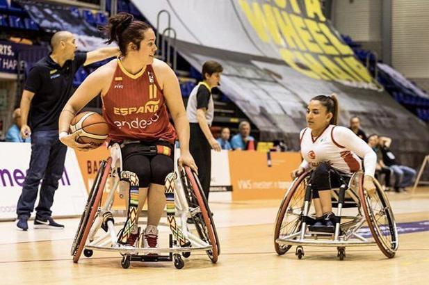 Tekerlekli Sandalye Kadın Basketbol Milli Takımı, İspanya'ya yenildi