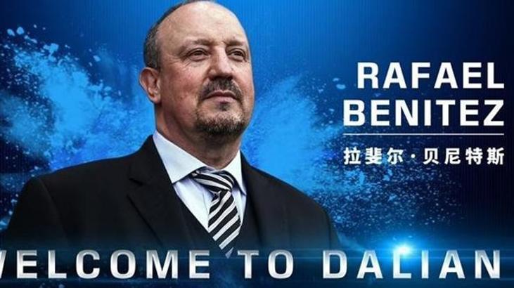Rafael Benitez, Çin'in Dalian Yifang takımıyla anlaştı