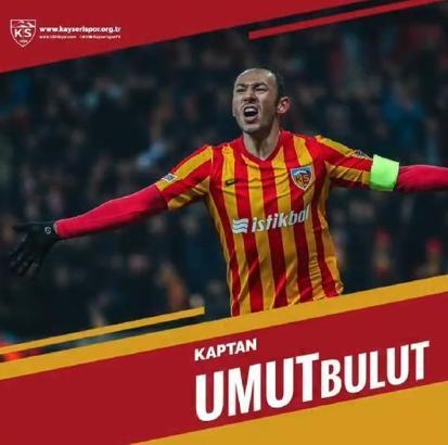 Umut Bulut bir yıl daha Kayserispor'da