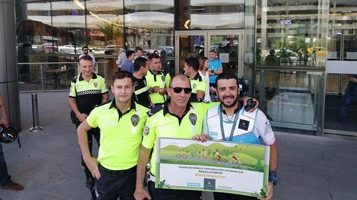 Pedallar bu kez farkındalık için döndü