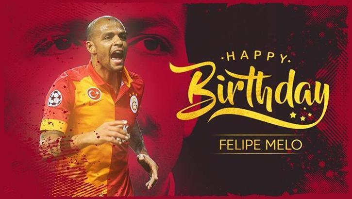 Galatasaray, Felipe Melo'nun doğum gününü unutmadı
