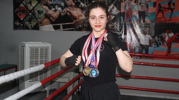 Elif, Kick Boks'ta Milli Takım'a yükselmek istiyor