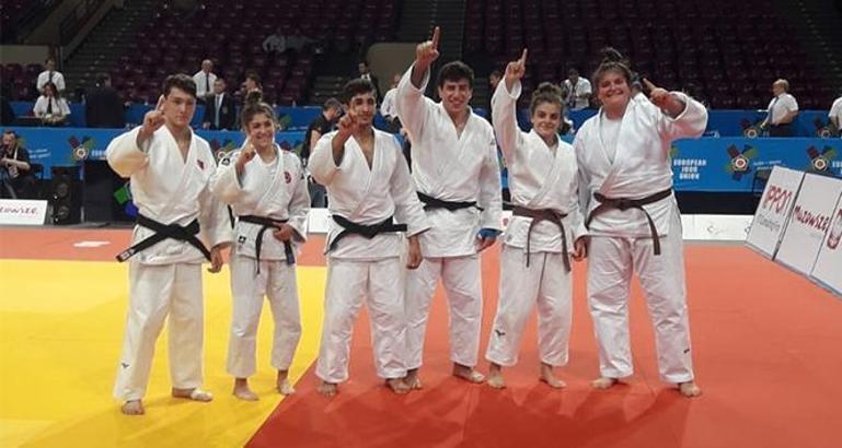 Judo Ümit Karma Milli Takımı Avrupa şampiyonu