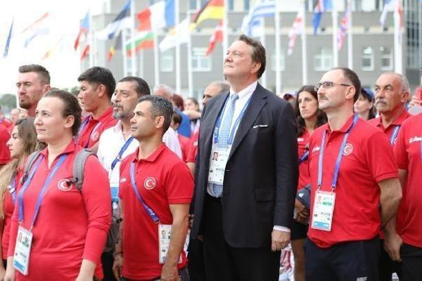 Avrupa Oyunları'da Takım Bayrak Töreni düzenlendi