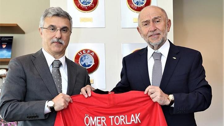 Rekabet Kurumu Başkanı Ömer Torlak'tan Nihat Özdemir'e ziyaret