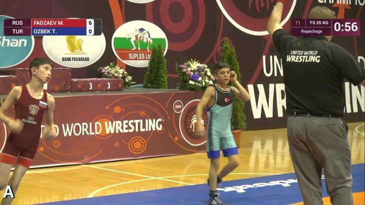 Tolga Özbek bronz madalya kazandı