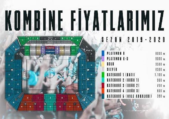 Trabzonspor'da yeni sezon kombine satışları Pazartesi başlıyor