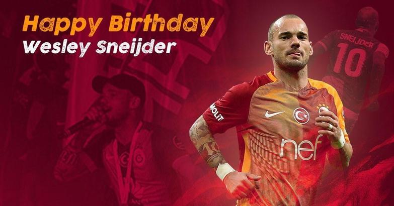 Galatasaray, Wesley Sneijder'in doğum gününü unutmadı